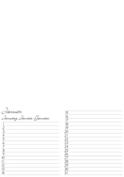 Korsch Verlag GmbH Geburtstagskalender*Foto-Malen-Basteln Geburtstagskalender A4