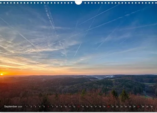 Franken WildRomantisch (Wandkalender 2026 DIN A3 quer), Monatskalender*Calvendo Best