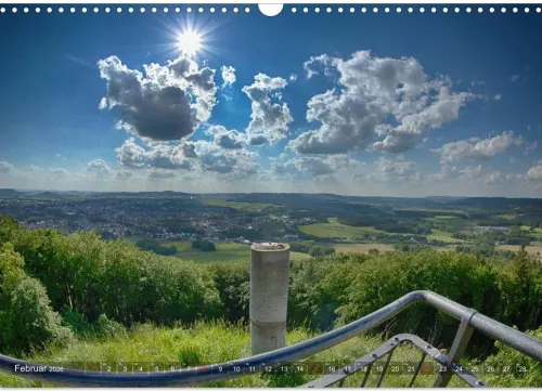 Franken WildRomantisch (Wandkalender 2026 DIN A3 quer), Monatskalender*Calvendo Best