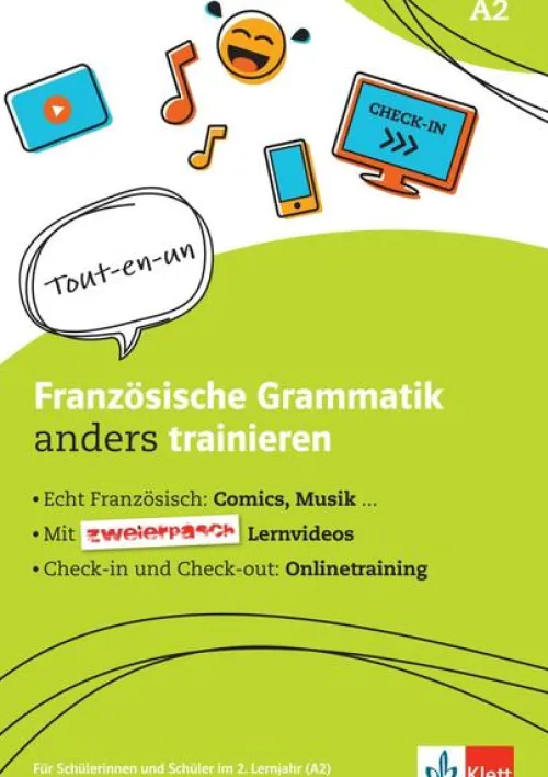 Französische Grammatik anders trainieren. Schülerarbeitsheft + Klett-Augmented*Klett Sprachen GmbH