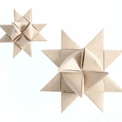 Rico Design GmbH & Co.KG Bastelpapier & Origami-Fröbelsterne mit Recyclingpapier, Cappuccino FSC MIX