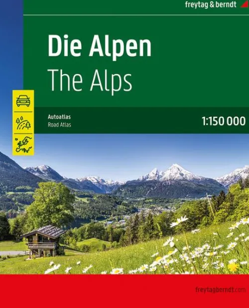 freytag & berndt Autoatlas Die Alpen 1:150.000*Freytag + Berndt New