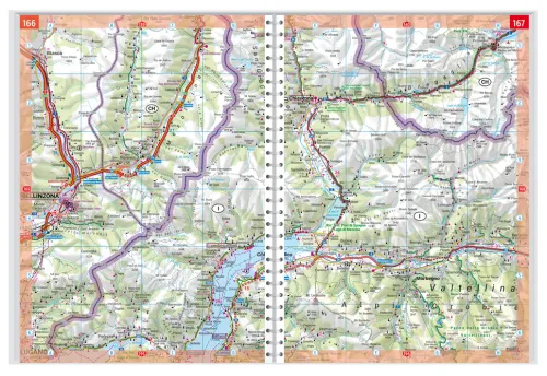freytag & berndt Autoatlas Die Alpen 1:150.000*Freytag + Berndt New