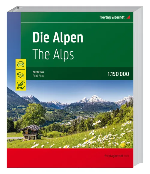freytag & berndt Autoatlas Die Alpen 1:150.000*Freytag + Berndt New