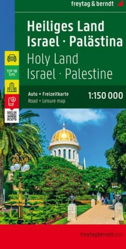 Freytag + Berndt Niederländische Bücher*freytag & berndt Straßenkarte Heiliges Land - Israel - Palästina 1:150.000