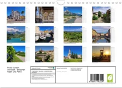 Friaul-Julisch Venetien - zwischen Alpen und Adria (Wandkalender 2026 DIN A4 quer), Monatskalender*Calvendo Best