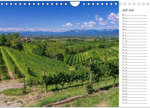 Friaul-Julisch Venetien - zwischen Alpen und Adria (Wandkalender 2026 DIN A4 quer), Monatskalender*Calvendo Best