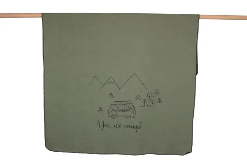 Fussenegger Flanelldecke "yes we camp"*David Fussenegger Textil Outlet