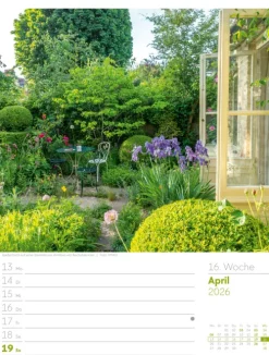Ackermann Kunstverlag Wochenkalender*Gartenglück Wochenplaner Kalender 2026