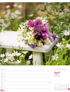 Ackermann Kunstverlag Wochenkalender*Gartenglück Wochenplaner Kalender 2026