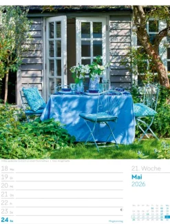 Ackermann Kunstverlag Wochenkalender*Gartenglück Wochenplaner Kalender 2026
