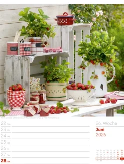 Ackermann Kunstverlag Wochenkalender*Gartenglück Wochenplaner Kalender 2026