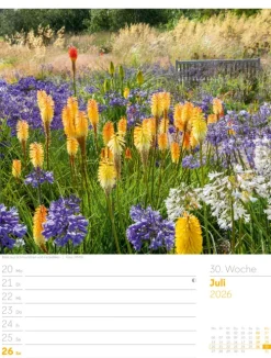 Ackermann Kunstverlag Wochenkalender*Gartenglück Wochenplaner Kalender 2026