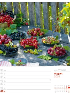 Ackermann Kunstverlag Wochenkalender*Gartenglück Wochenplaner Kalender 2026