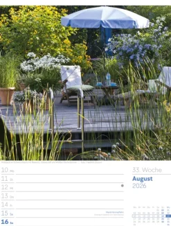 Ackermann Kunstverlag Wochenkalender*Gartenglück Wochenplaner Kalender 2026