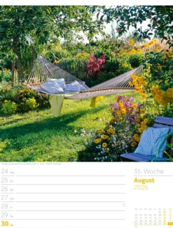 Ackermann Kunstverlag Wochenkalender*Gartenglück Wochenplaner Kalender 2026