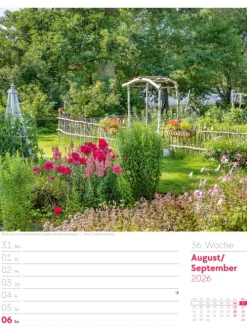 Ackermann Kunstverlag Wochenkalender*Gartenglück Wochenplaner Kalender 2026