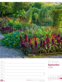 Ackermann Kunstverlag Wochenkalender*Gartenglück Wochenplaner Kalender 2026