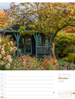 Ackermann Kunstverlag Wochenkalender*Gartenglück Wochenplaner Kalender 2026