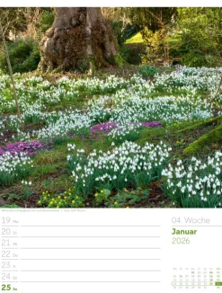 Ackermann Kunstverlag Wochenkalender*Gartenglück Wochenplaner Kalender 2026
