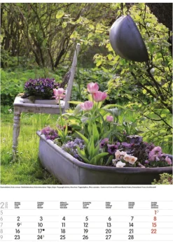 Korsch Verlag GmbH Wandkalender*Gartenträume 2026