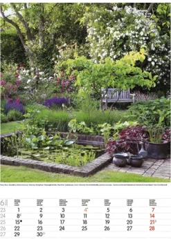 Korsch Verlag GmbH Wandkalender*Gartenträume 2026