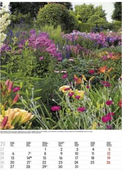 Korsch Verlag GmbH Wandkalender*Gartenträume 2026