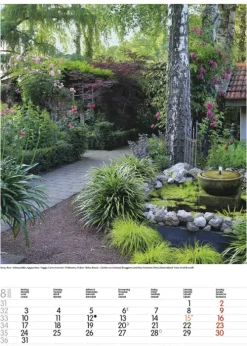 Korsch Verlag GmbH Wandkalender*Gartenträume 2026