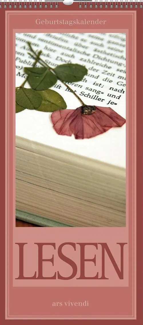 Geburstagskalender Lesen, immerwährend (neu)*Ars Vivendi Clearance