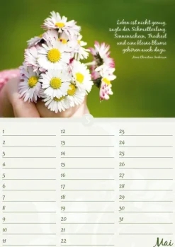 Neumann Verlage GmbH & Co Immerwährender Kalender*Geburtstagskalender Blütenpracht immerwährend