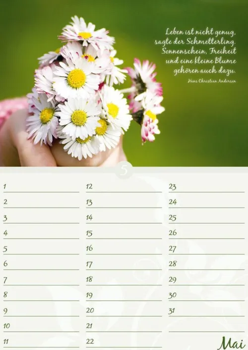 Neumann Verlage GmbH & Co Immerwährender Kalender*Geburtstagskalender Blütenpracht immerwährend