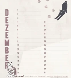 Geburtstagskalender Cats*Korsch Verlag GmbH Best