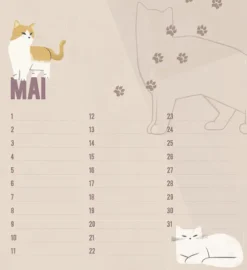 Geburtstagskalender Cats*Korsch Verlag GmbH Best