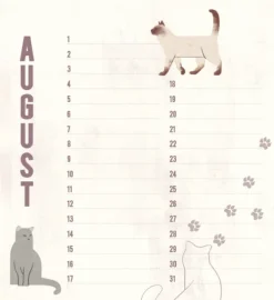 Geburtstagskalender Cats*Korsch Verlag GmbH Best