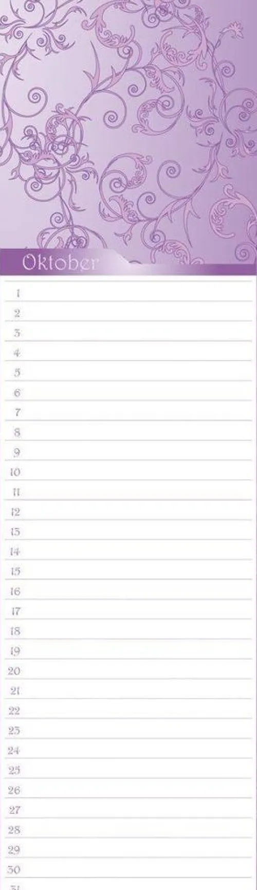 Neumann Verlage GmbH & Co Geburtstagskalender-Geburtstagskalender Floral mini immerwährend