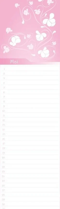 Neumann Verlage GmbH & Co Geburtstagskalender-Geburtstagskalender Floral mini immerwährend