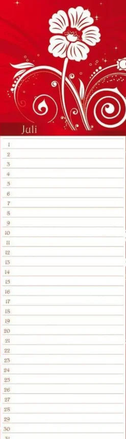 Neumann Verlage GmbH & Co Geburtstagskalender-Geburtstagskalender Floral mini immerwährend