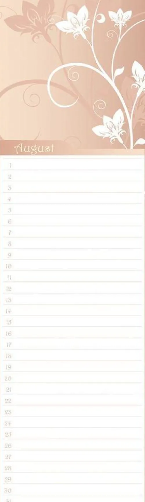 Neumann Verlage GmbH & Co Geburtstagskalender-Geburtstagskalender Floral mini immerwährend