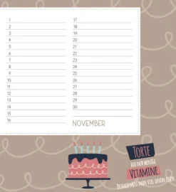 Korsch Verlag GmbH Geburtstagskalender-Geburtstagskalender Happy Mind