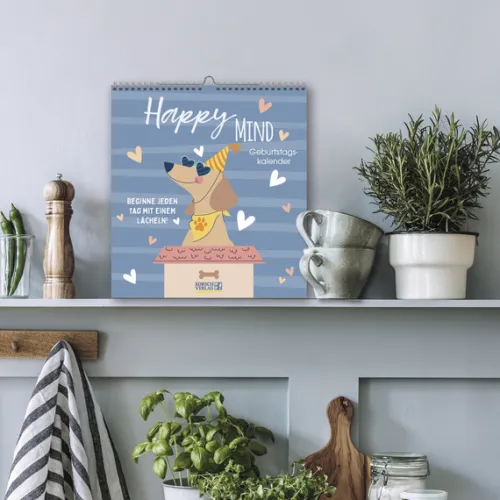 Korsch Verlag GmbH Geburtstagskalender-Geburtstagskalender Happy Mind