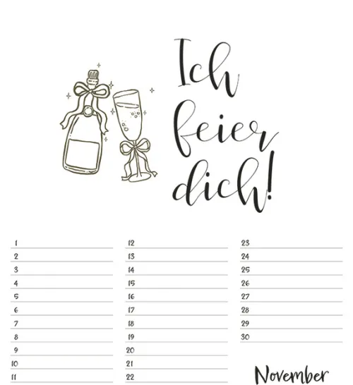 Korsch Verlag GmbH Geburtstagskalender*Geburtstagskalender Visual Words