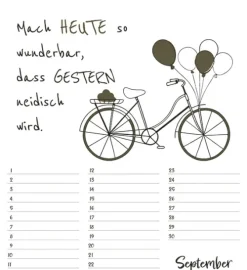 Korsch Verlag GmbH Geburtstagskalender*Geburtstagskalender Visual Words