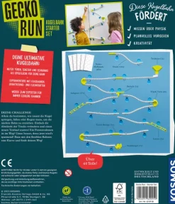 KOSMOS Forschen & Entdecken-Gecko Run Kugelbahn Starter Set