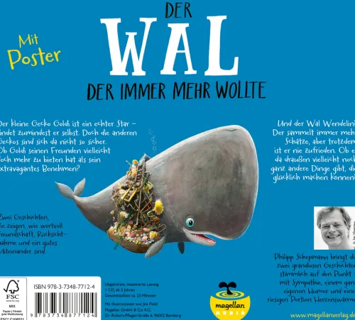 Gecko und das Glück des Gebens / Der Wal, der immer mehr wollte (Audio-CD)*Magellan GmbH