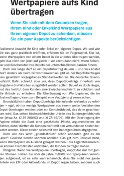 Geld anlegen für Kinder*Stiftung Warentest Sale