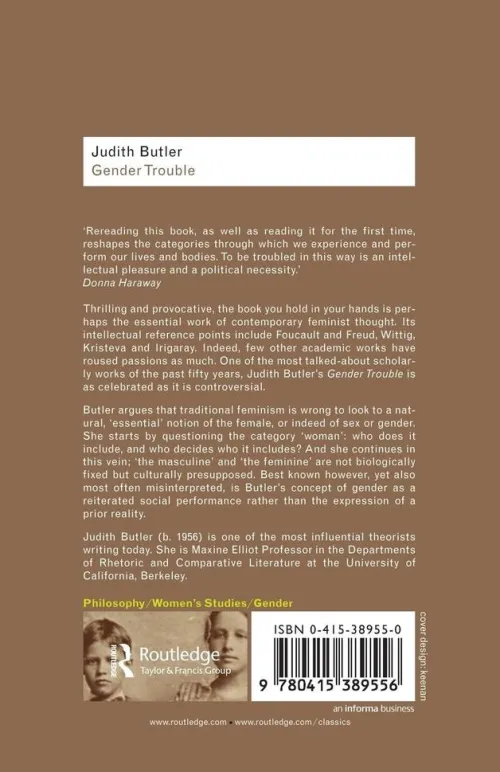 Taylor & Francis Fachbücher-Gender Trouble