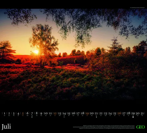 GEO - Schöne Heimat Deutschland 2026 - Wandkalender 50x45 cm, Poster-Kalender mit Landschaftsfotografie, 12 Monatsblätter & Spiralbindung für Heimat- und Natur-Liebhaber*Neumann Verlage GmbH & Co New