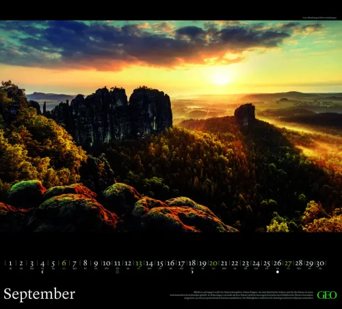 GEO - Schöne Heimat Deutschland 2026 - Wandkalender 50x45 cm, Poster-Kalender mit Landschaftsfotografie, 12 Monatsblätter & Spiralbindung für Heimat- und Natur-Liebhaber*Neumann Verlage GmbH & Co New