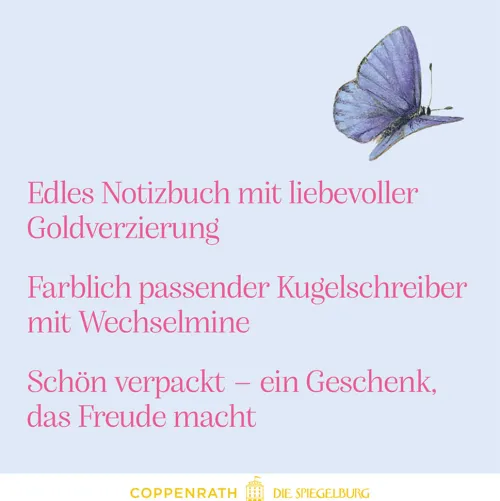 Geschenkset - Notizbuch mit Kugelschreiber*Coppenrath Clearance