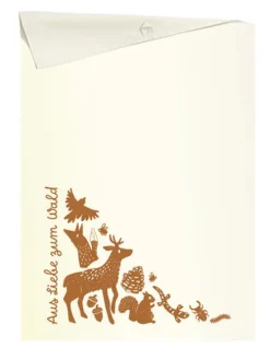 Klartext-Verlagsges. Küche & Esszimmer-Geschirrtuch Tiere - Aus Liebe zum Wald